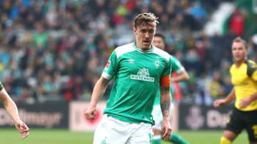 BREMEN, GERMANY - MAY 04: Max Kruse of SV Werder Bremen controls the ball during the Bundesliga match between SV Werder Bremen and Borussia Dortmund at Weserstadion on May 4, 2019 in Bremen, Germany. (Photo by TF-Images/Getty Images)