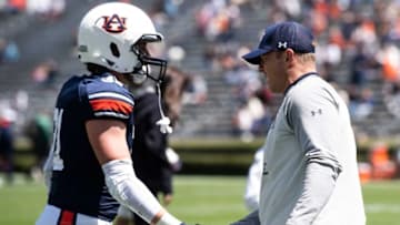 On3 tabbed a surprising frontrunner for the Auburn football starting QB job in 2022. Mandatory Credit: The Montgomery Advertiser