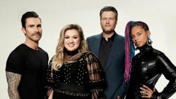 THE VOICE -- Season: 14 -- Pictured: (l-r) Adam Levine, Kelly Clarkson, Blake Shelton, Alicia Keys -- (Photo by: Art Streiber/NBC)
