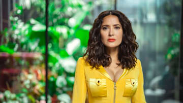 Salma Hayek in Black Mirror season 6. Image courtesy Netflix