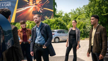 "The Edge" - From Emmy Award winner Dick Wolf and the team behind FBI and the ÒLaw & OrderÓ brand, faced-paced drama FBI: INTERNATIONAL is the third iteration of the successful FBI brand that follows the elite operatives of the Federal Bureau of InvestigationÕs International Fly Team. Headquartered in Budapest, they travel the world with the mission of tracking and neutralizing threats against American citizens wherever they may be. The series premieres at a special time on Tuesday, Sept. 21 (10:00-11:00 PM, ET/PT) as part of a three-hour crossover premiere event with FBI and FBI: MOST WANTED to kick off the new season of ÒAll-FBI TuesdaysÓ on the CBS Television Network, and available to stream live and on demand on Paramount+.Pictured (L-R) Heida Reed as Special Agent Jamie Kellett, Luke Kleintank as Special Agent Scott Forrester, Vinessa Vidotto as Special Agent Cameron Vo and Carter Redwood as Special Agent Andre RainesPhoto: Katalin Vermes CBS©2021 CBS Broadcasting Inc. All Rights Reserved.