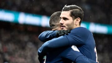 Paris Saint-Germain's Mauro Icardi (Photo by STEPHANE DE SAKUTIN / AFP) (Photo by STEPHANE DE SAKUTIN/AFP via Getty Images)