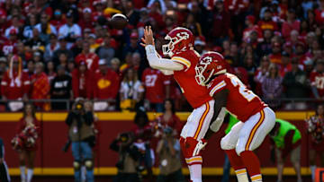 KANSAS CITY, MO - OCTOBER 15: Quarterback Alex Smith
