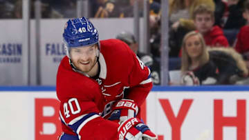 BUFFALO, NY - JANUARY 30: Joel Armia #40 of the Montreal Canadiens. (Photo by Nicholas T. LoVerde/Getty Images)