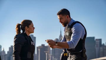 "A New Dawn" -- When an alt-right provocateur is murdered after giving a speech at a university in New York City, Maggie and OA investigate the school's more extreme political groups and rely on OA's sister, Amira (Cynthia Hamidi), a student, for help, on FBI, Tuesday, Dec. 11 (9:00-10:00 PM, ET/PT) on the CBS Television Network. Pictured: Missy Peregrym, Zeeko Zaki. Photo: Michael Parmelee/CBS ÃÂ©2018 CBS Broadcasting, Inc. All Rights Reserved
