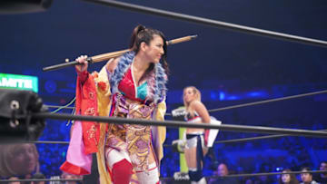 Hikaru Shida faces Shanna on the Oct. 30, 2019 edition of AEW Dynamite. Photo: Lee South/AEW