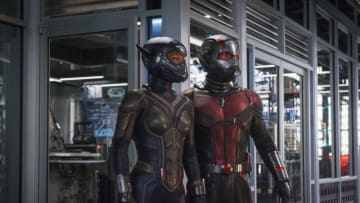 Marvel Studios ANT-MAN AND THE WASP..L to R: The Wasp/Hope van Dyne (Evangeline Lilly) and Ant-Man/Scott Lang (Paul Rudd) ..Photo: Ben Rothstein..©Marvel Studios 2018