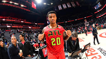 John Collins #20 of the Atlanta Hawks (Photo by Scott Cunningham/NBAE via Getty Images)