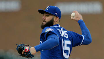 DETROIT, MI - APRIL 03: Jakob Junis #65 of the Kansas City Royals pitches against the Detroit Tigers during the third inning at Comerica Park on April 3, 2018 in Detroit, Michigan. (Photo by Duane Burleson/Getty Images)