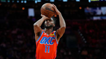 Isaiah Joe #11 of the Oklahoma City Thunder (Photo by Mitchell Leff/Getty Images)