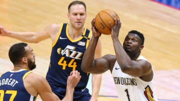 Zion Williamson #1 of the New Orleans Pelicans (Photo by Jonathan Bachman/Getty Images)