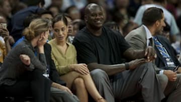 Oct 12, 2014; Shanghai, China; Former NBA Center Shaquille O