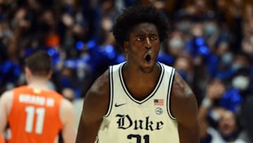 Duke basketball small forward AJ Griffin (Rob Kinnan-USA TODAY Sports)
