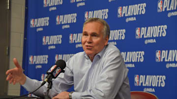 Houston Rockets head coach Mike D'Antoni (Photo by Bill Baptist/NBAE via Getty Images)