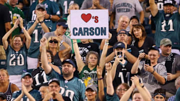 PHILADELPHIA, PA - SEPTEMBER 06: A general view of fans before the game between the Atlanta Falcons and the Philadelphia Eagles at Lincoln Financial Field on September 6, 2018 in Philadelphia, Pennsylvania. (Photo by Mitchell Leff/Getty Images)