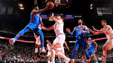 Paul George, OKC Thunder,Photo by Barry Gossage/NBAE via Getty Images)
