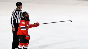 P.K. Subban #76 of the New Jersey Devils. (Photo by Elsa/Getty Images)