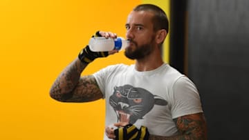 MILWAUKEE, WI - AUGUST 29: CM Punk trains at Roufusport Martial Arts Academy on August 29, 2016 in Milwaukee, Wisconsin. (Photo by Stacy Revere/ Zuffa LLC/Zuffa LLC via Getty Images)