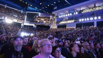 CHICAGO, IL - APRIL 12: Guests attend "The Rise of Skywalker" panel at the Star Wars Celebration at McCormick Place Convention Center on April 12, 2019 in Chicago, Illinois. (Photo by Daniel Boczarski/Getty Images for Disney )