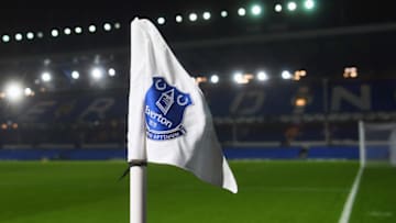 LIVERPOOL, ENGLAND - DECEMBER 19: A corner flag is seen prior to the Premier League match between Everton and Liverpool at Goodison Park on December 19, 2016 in Liverpool, England. (Photo by Michael Regan/Getty Images)