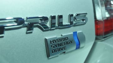 DETROIT, MI- JANUARY 12: The back of a Toyota Prius Plug-In Hybrid vehicle is displayed on the show floor during the second press preview day at the Detroit International Auto Show at the Cobo Center January 12, 2009 in Detroit, Michigan. The 2009 North American International Auto Show (NAIAS) opens to the public January 17. Automakers have cut back on their displays to save money and are focusing more on the cars they plan to produce in response to the financial weakening of the industry. (Photo by Bryan Mitchell/Getty Images)