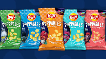 Lay’s Poppables get a Troll's World Tour makeover, photo provided by Lay's
