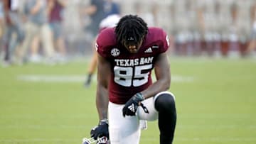 Jalen Wydermyer, Texas A&M football (Photo by Bob Levey/Getty Images)