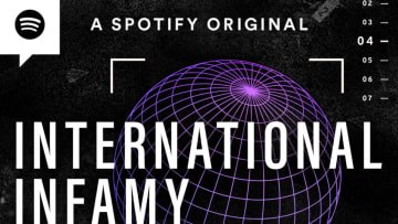 Spotify/Parcast Podcast “International Infamy” with Ashley Flowers - Premiering June 15. Image courtesy Crime Junkie