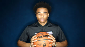 CHICAGO, IL - MAY 14: Jalen Lecque poses for a portrait at the 2019 NBA Draft Combine on May 14, 2019 at the Chicago Hilton in Chicago, Illinois. NOTE TO USER: User expressly acknowledges and agrees that, by downloading and/or using this photograph, user is consenting to the terms and conditions of the Getty Images License Agreement. Mandatory Copyright Notice: Copyright 2019 NBAE (Photo by David Sherman/NBAE via Getty Images)