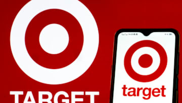 UKRAINE - 2021/05/28: In this photo illustration, Target Corporation logo seen displayed on a smartphone. (Photo Illustration by Igor Golovniov/SOPA Images/LightRocket via Getty Images)