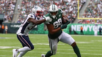 EAST RUTHERFORD, NJ - OCTOBER 15: Tight end Austin Seferian-Jenkins (Photo by Al Bello/Getty Images)