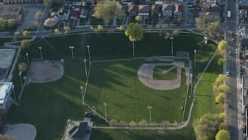 Toronto Blue Jays Christie Pits (Photo by Tom Szczerbowski/Getty Images) *** Local Caption ***