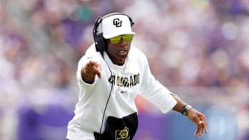 An analyst downplayed the prospect of Coach Prime already leaving the Colorado football program for a struggling SEC school (Photo by Ron Jenkins/Getty Images)
