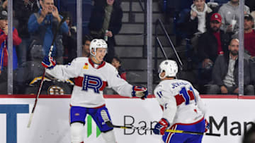 LAVAL, QC - OCTOBER 16: Lukas Vejdemo #12 of the Laval Rocket. (Photo by Minas Panagiotakis/Getty Images)