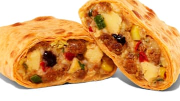 New Dunkin Wraps in Chorizo and Egg, photo provided by Dunkin