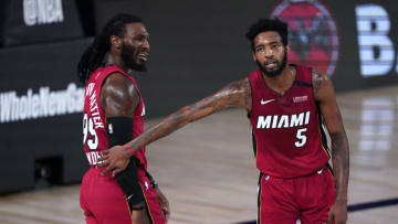 Derrick Jones Jr. Mandatory Credit: Ashley Landis/Pool Photo-USA TODAY Sports