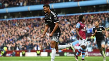 BIRMINGHAM, ENGLAND - APRIL 02: Ruben Loftus-Cheek of Chelsea celebrates scoring his team's first goal during the Barclays Premier League match between Aston Villa and Chelsea at Villa Park on April 2, 2016 in Birmingham, England. (Photo by Shaun Botterill/Getty Images)