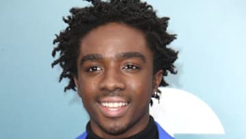 Jan 19, 2020; Los Angeles, CA, USA; Caleb McLaughlin arrives at the 26th Annual Screen Actors Guild Awards at the Shrine Auditorium. Mandatory Credit: Dan MacMedan-USA TODAY