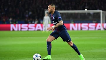 Layvin Kurzawa of PSG during the Champions League match between Paris Saint Germain and FC Barcelona at Parc des Princes on February 14, 2017 in Paris, France. (Photo by Dave Winter/Icon Sport) (Photo by Dave Winter/Icon Sport via Getty Images)