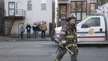 CHICAGO FIRE -- "Off The Grid" Episode 815 -- Pictured: Taylor Kinney as Kelly Severide -- (Photo by: Adrian Burrows/NBC)