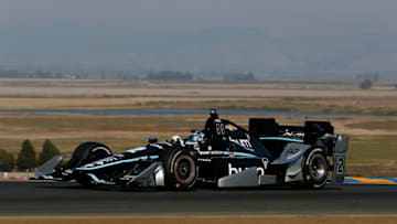 SONOMA, CA - SEPTEMBER 17: Josef Newgarden of the United States driver of the #2 hum by Verizon Chevrolet racing in the GoPro Grand Prix of Sonoma at Sonoma Raceway on September 17, 2017 in Sonoma, California. (Photo by Lachlan Cunningham/Getty Images)