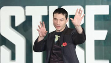 LONDON, ENGLAND - NOVEMBER 04: Actor Ezra Miller attends the 'Justice League' photocall at The College on November 4, 2017 in London, England. (Photo by Tim P. Whitby/Getty Images)