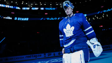 TORONTO, ON - FEBRUARY 7: Frederik Andersen