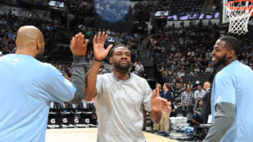 SAN ANTONIO, TX - MARCH 23: Tony Allen (Photos by Mark Sobhani/NBAE via Getty Images)