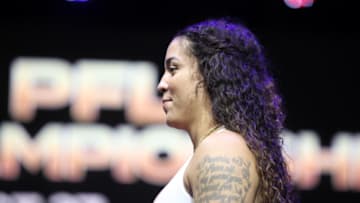Taylor Guardado at the PFL Championships pre-fight presser (photo by Amy Kaplan/FanSided)