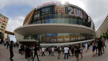 LAS VEGAS, NV - JULY 9: Fans waiting to enter the UFC 200 event at T-Mobile Arena on July 9, 2016 in Las Vegas, Nevada. (Photo by Rey Del Rio/Getty Images)