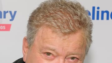 NEW YORK, NY - MAY 07: Actor William Shatner poses for photos at Priceline.com's 20th anniversary celebration on May 7, 2018 in New York City. (Photo by Matthew Eisman/Getty Images)