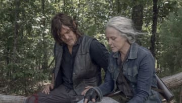 Norman Reedus as Daryl Dixon, Melissa McBride as Carol Peletier - The Walking Dead _ Season 10, Episode 6 - Photo Credit: Jace Downs/AMC