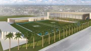 Doplhins training facility artists rendering - image courtesy of Miami Doplhins