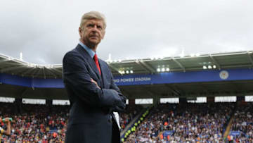 LEICESTER, ENGLAND - AUGUST 20: Arsene Wenger the Arsenal Manager before the Premier League match between Leicester City and Arsenal at The King Power Stadium on August 20, 2016 in Leicester, England. (Photo by David Price/Arsenal FC via Getty Images)
